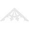 Ekena Millwork Pitch Riley Architectural Grade PVC Gable Pediment, 36"W x 16 1/2"H x 1"P (11/12) GPP036X017X100RIL - alternate 5